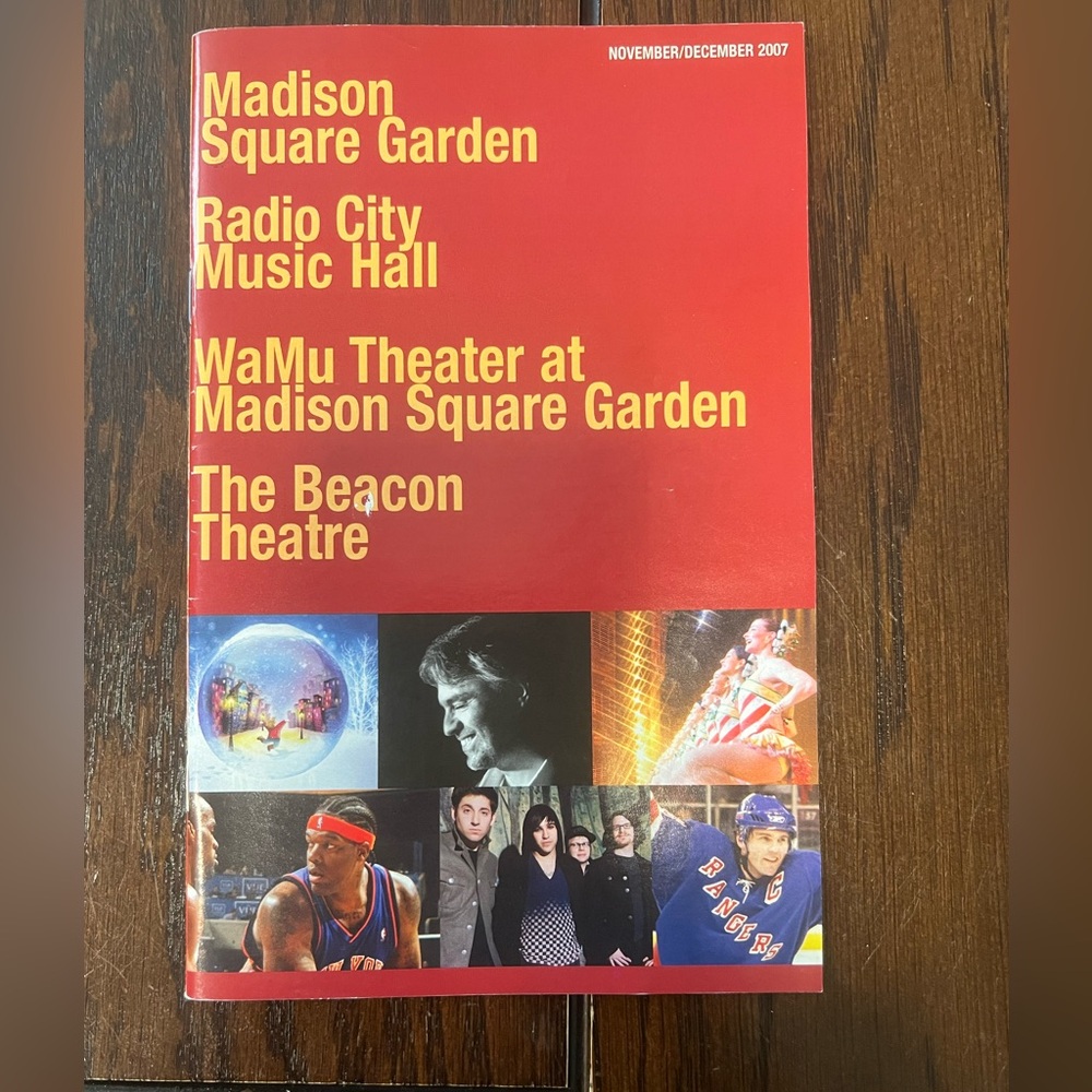 Radio City 75th Christmas Spectacular Program November/December 2007